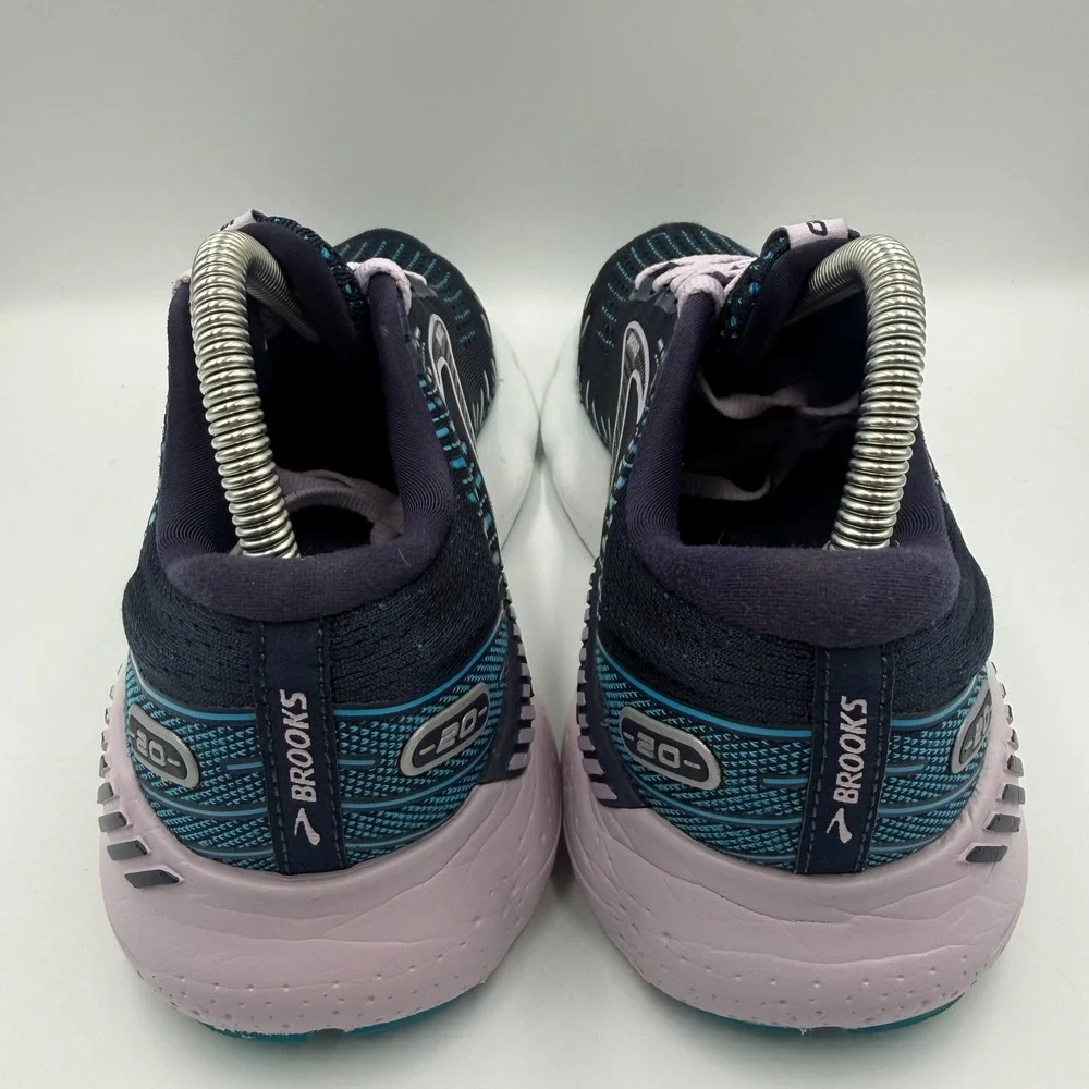 Brooks Glycerin GTS 20 Women's Size 9 B Blue Purple White Running Shoes Sneakers